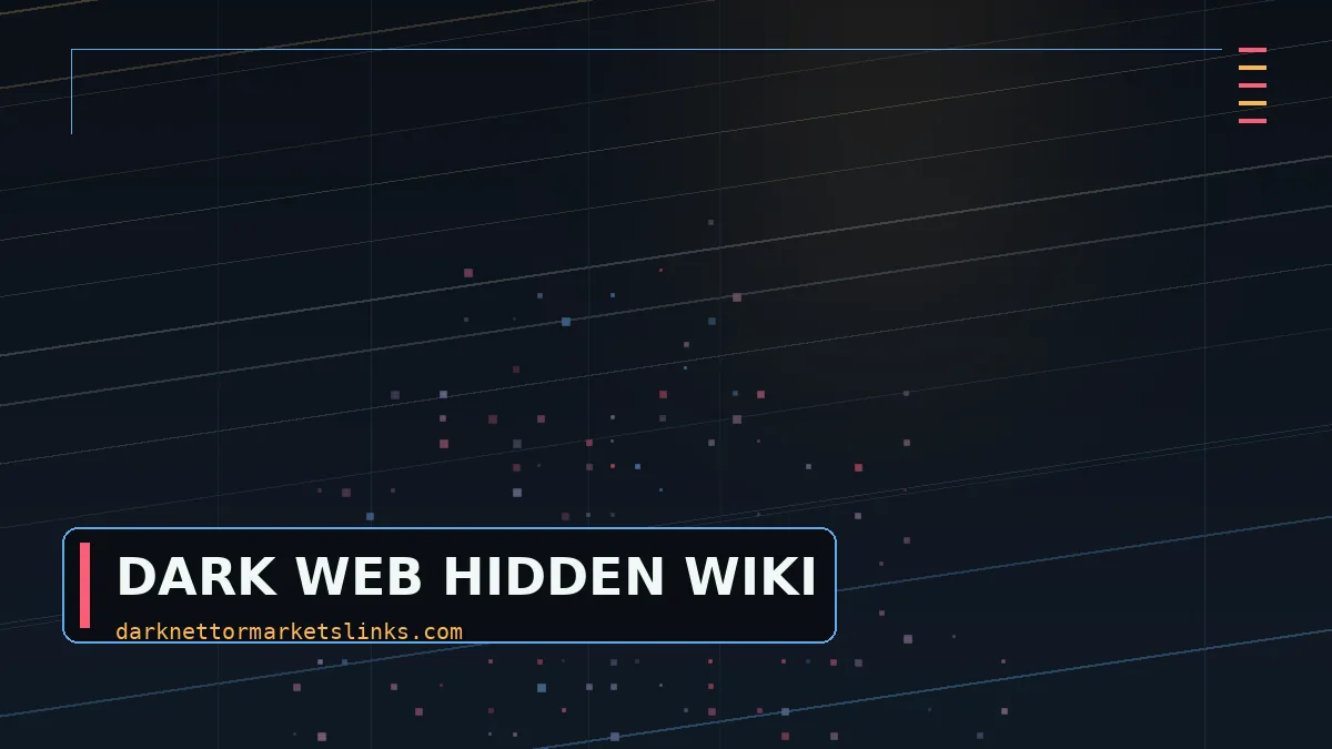 A Guided Reading of the Dark Web Hidden Wiki's Categories