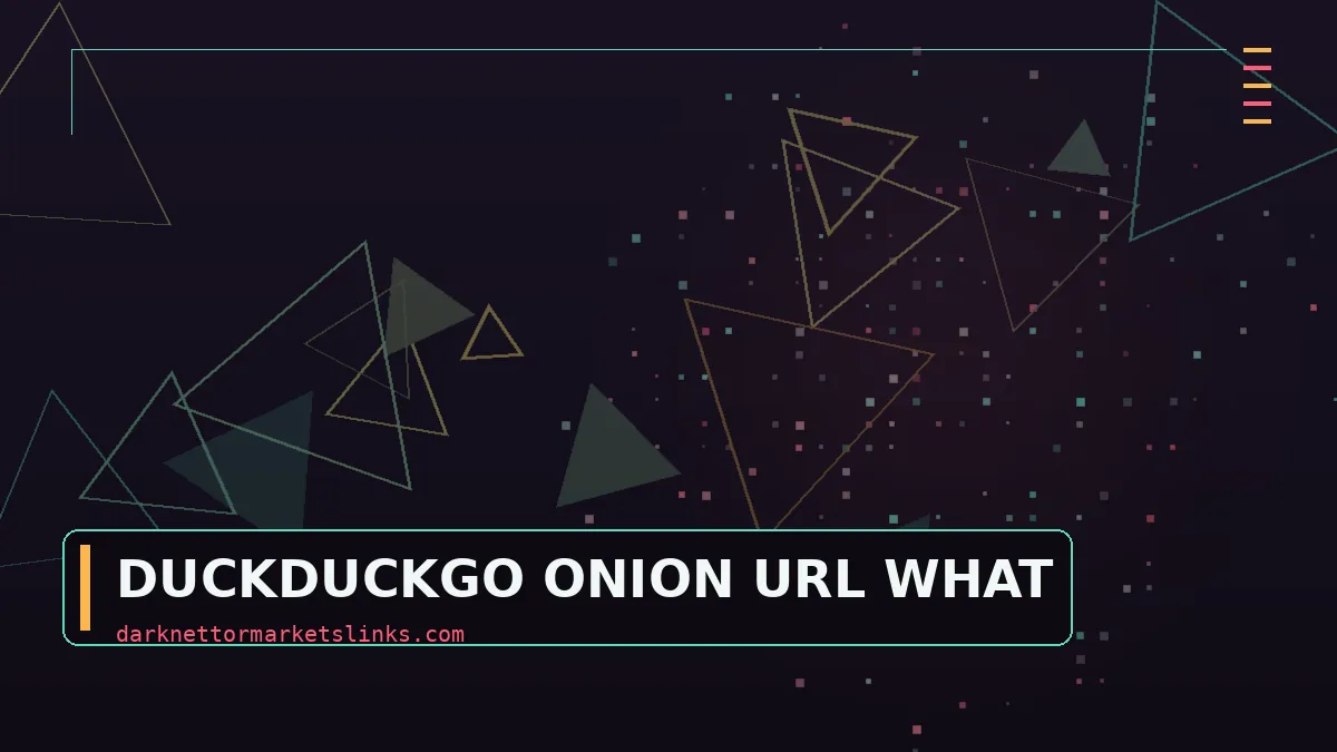 The DuckDuckGo Onion URL: A Clearnet Engine Reached Inside Tor