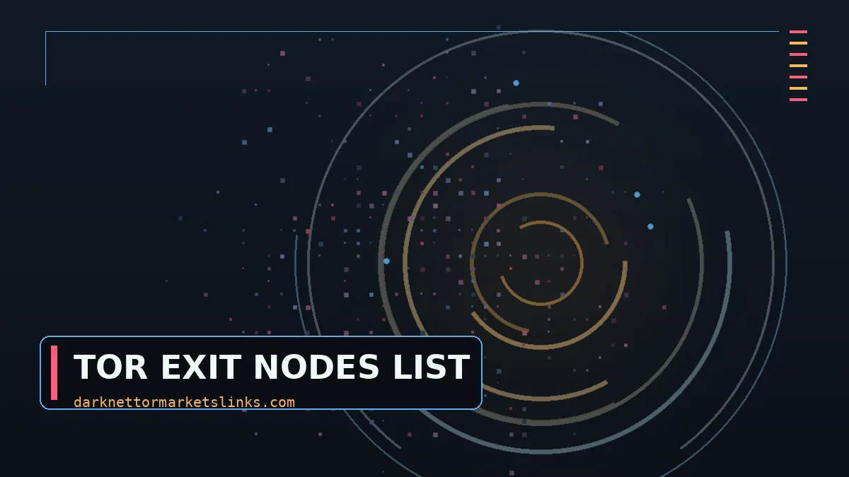 Tor Exit Nodes List: The Public Register Behind Every Tor Connection