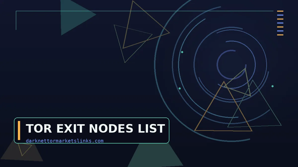 Tor Exit Nodes List: The Public Register Behind Every Tor Connection